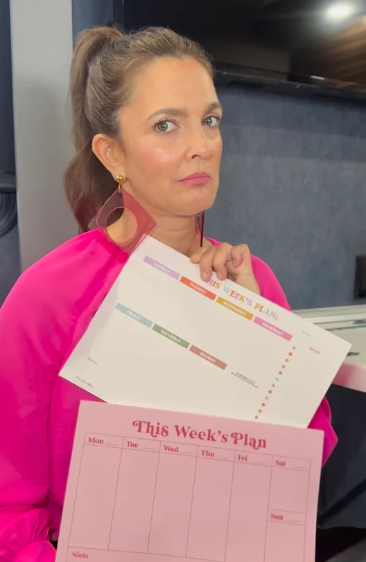 A4 Weekly Planner Pad | Pink & Red - Image 3