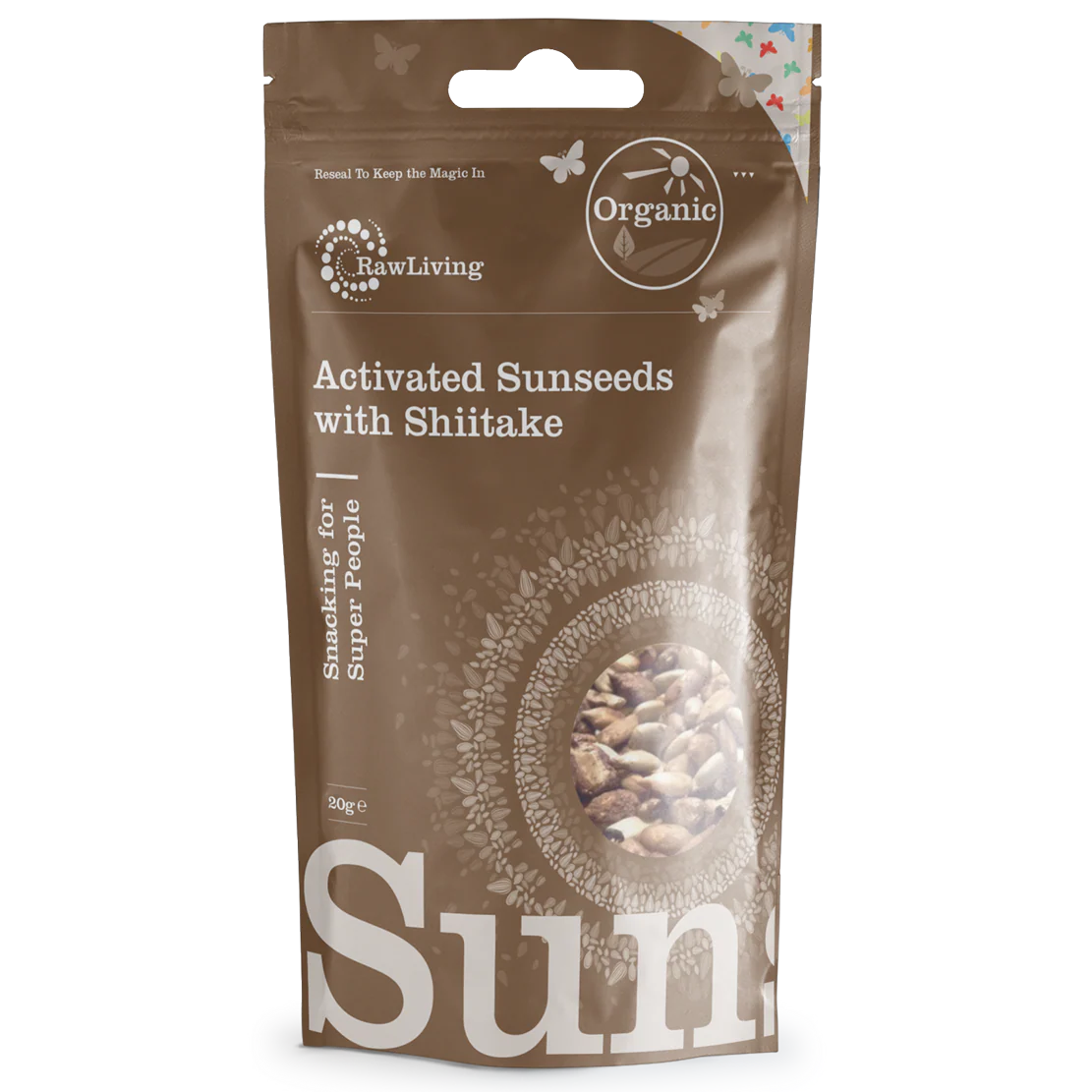 Activated Sunseeds with Shiitake - Organic (33g, 100g, 250g, 500g, 5kg) - Image 7