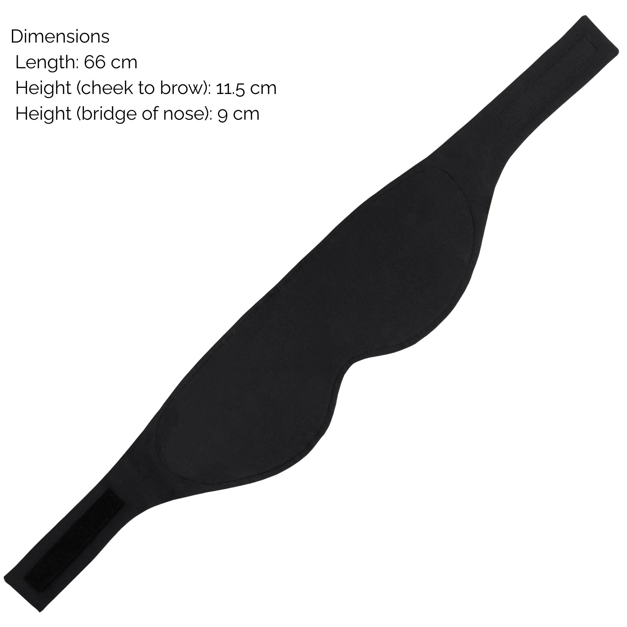 Breathable TENCEL Sleep Mask for Side Sleepers Unisex – Black - Image 10