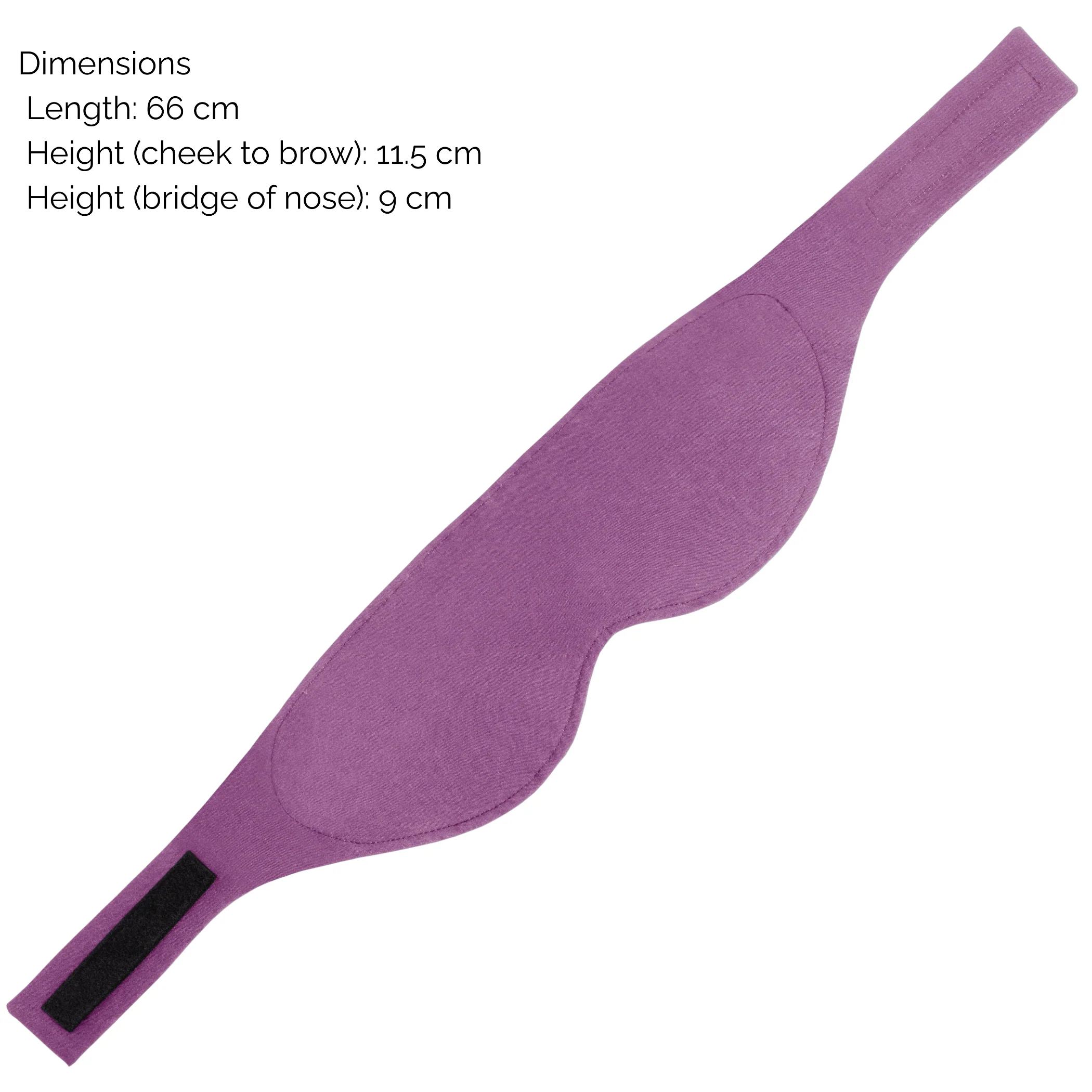 Breathable TENCEL Sleep Mask for Side Sleepers Unisex - Lavender - Image 8