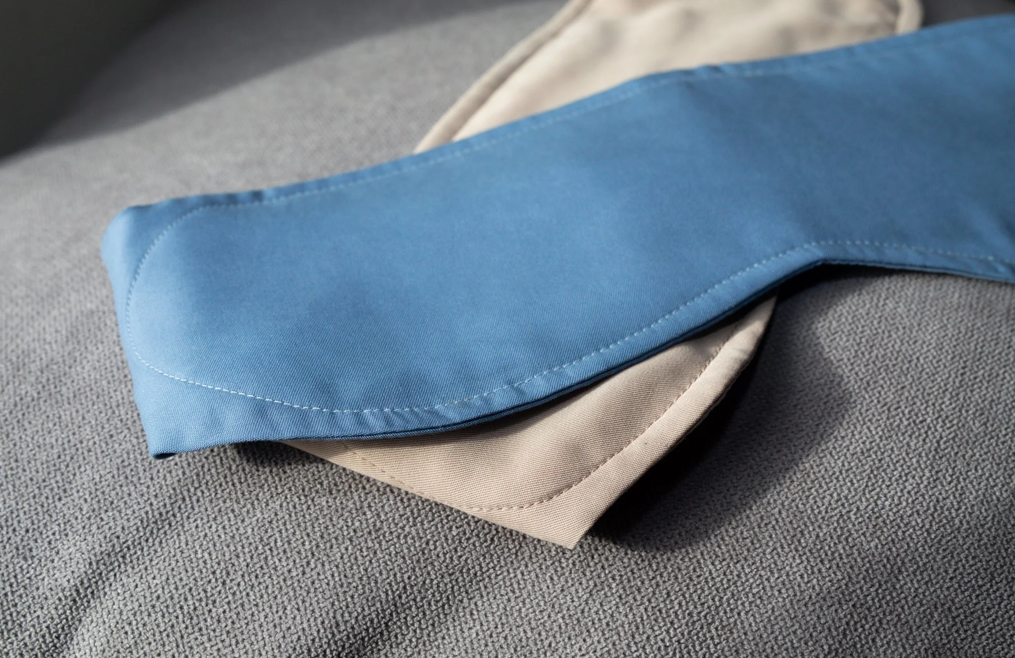 Breathable TENCEL Sleep Mask for Side Sleepers Unisex - Sky Blue - Image 5