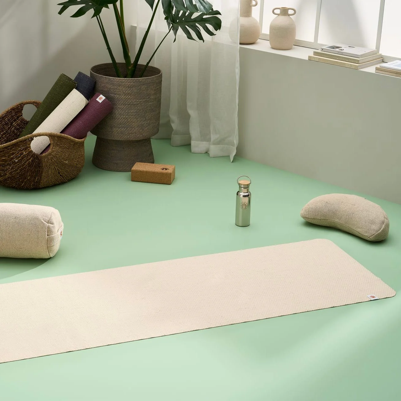Sustainable Non-Slip Jute Yoga Mat CompleteGrip™ - 4mm - Image 5