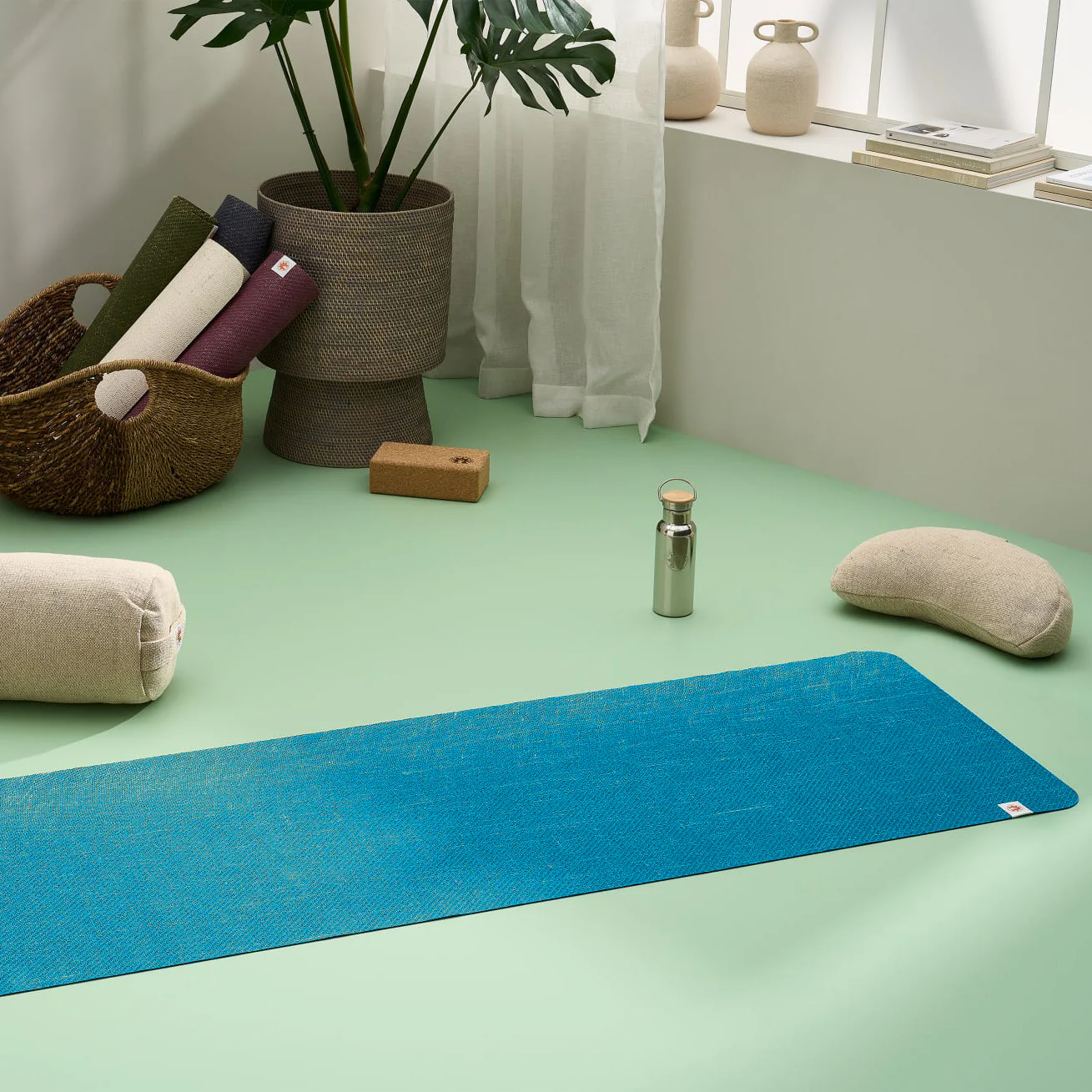 Sustainable Non-Slip Jute Yoga Mat CompleteGrip™ - 4mm - Image 6