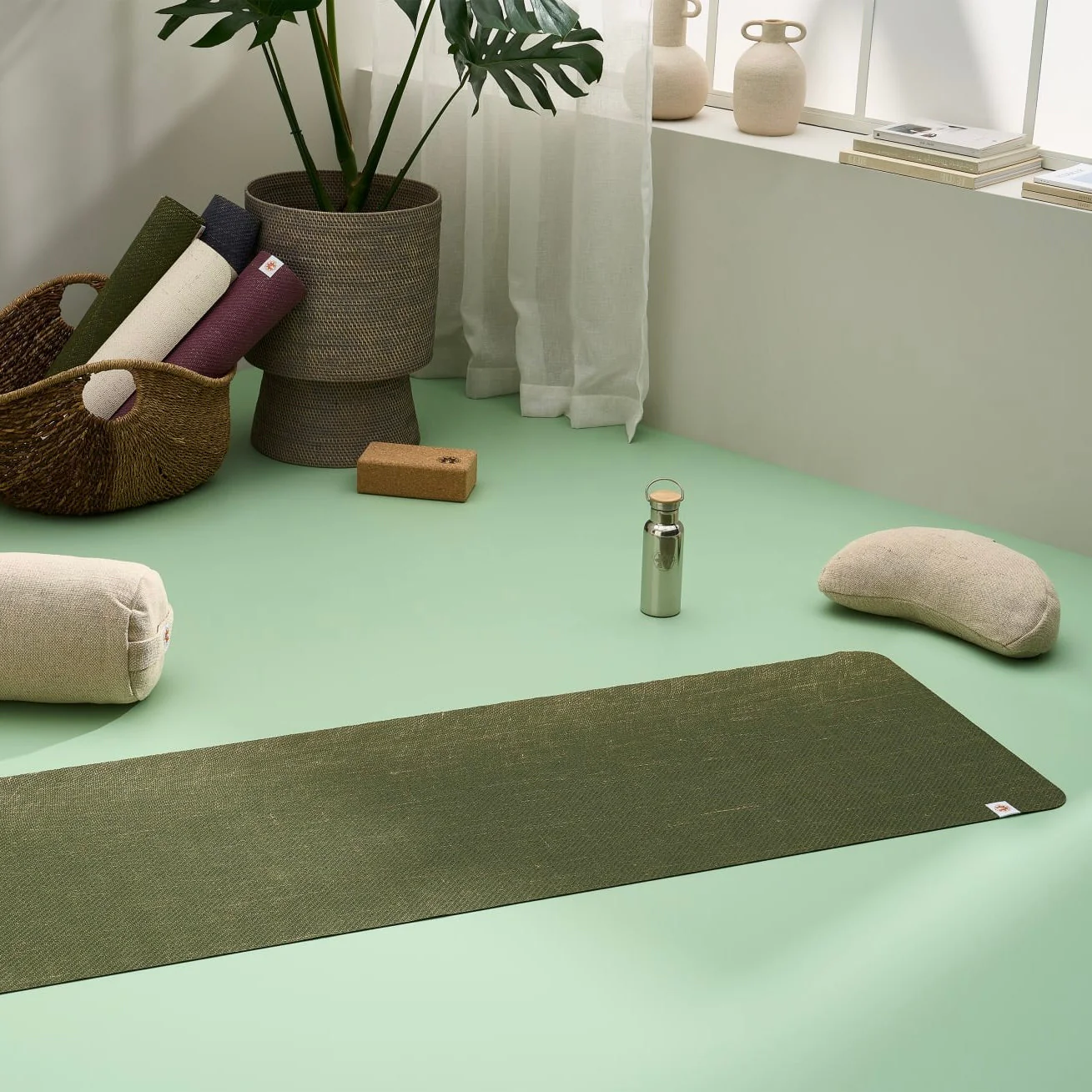 Sustainable Non-Slip Jute Yoga Mat CompleteGrip™ - 4mm - Image 8